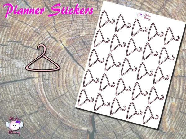 Clothes Hanger Stickers