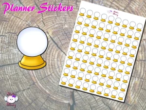 Crystal Ball Planner Stickers