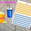 Movie Food Planner Stickers