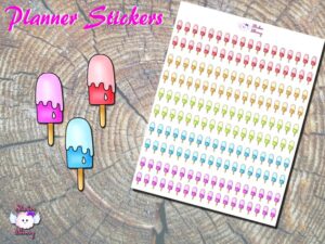 Popsicle Planner Stickers