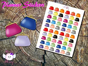 Coin Purse Planner Stickers