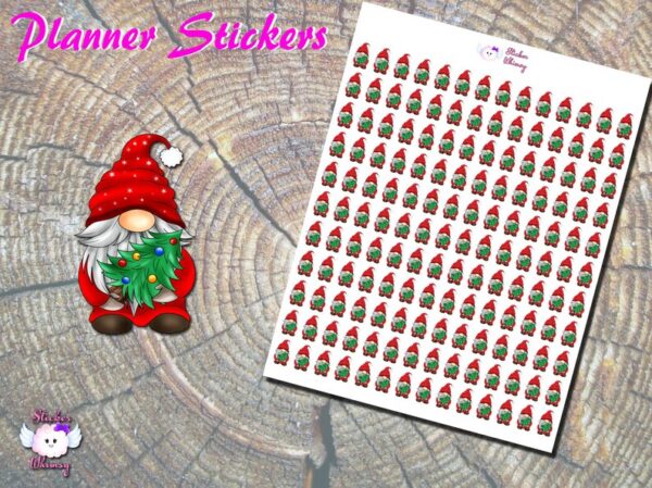 Christmas Gnome Planner Stickers