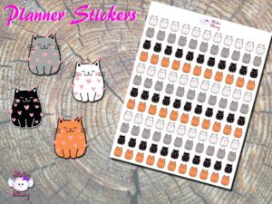 Happy Cats Planner Stickers