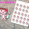 Cat Cleaning Planner Stickers