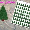 Christmas Tree Planner Stickers
