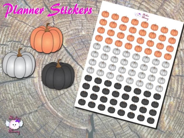 Pumpkin Planner Stickers