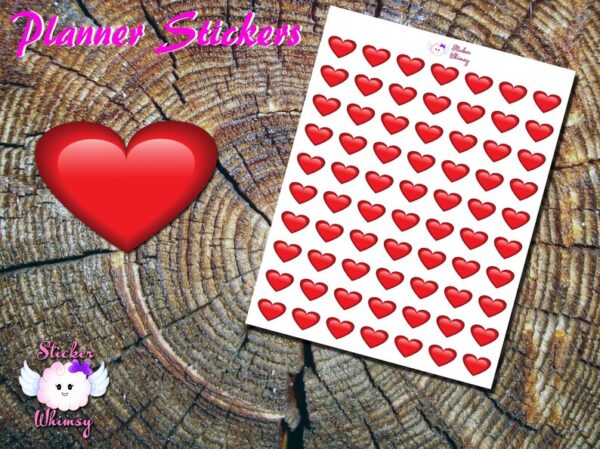 Red Heart Planner Stickers