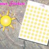 Sun Planner Stickers