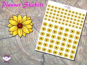 Sunflower Planner Stickers