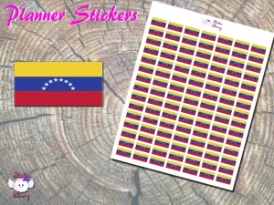Venezuela Flag Planner Stickers