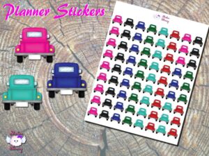 Pickup Truck Planner Stickers