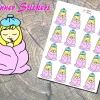 Sick Day Planner Stickers
