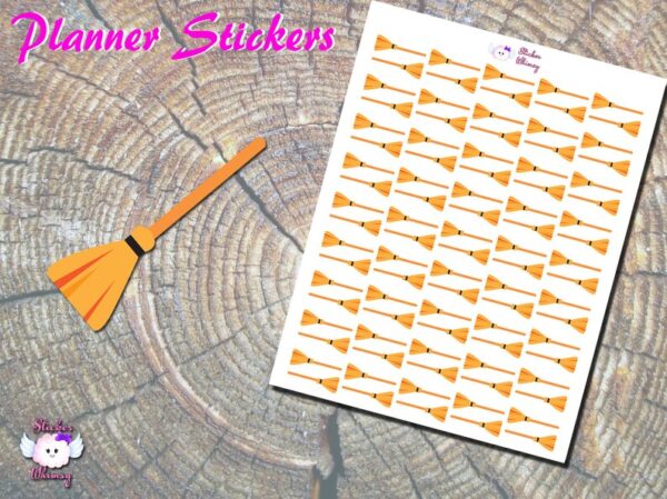 Broom Planner Stickers