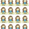Brunette weekend planner stickers - Image 2