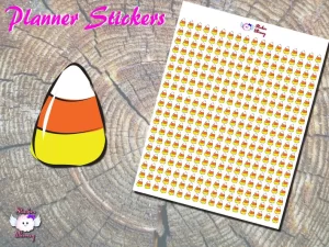 Candy Corn Planner Stickers