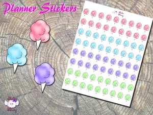 Cotton Candy Planner Stickers