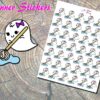 Girl Ghost Chore Stickers