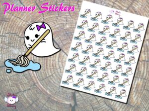 Girl Ghost Chore Stickers