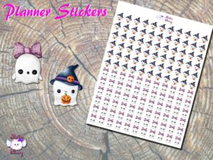 Halloween Ghost Planner Stickers