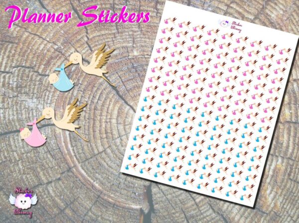 Stork Planner Stickers