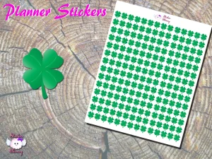 4 Leaf Clover Planner Stickers