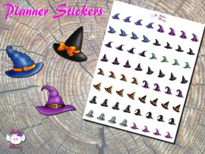 Witch Hats Planner Stickers
