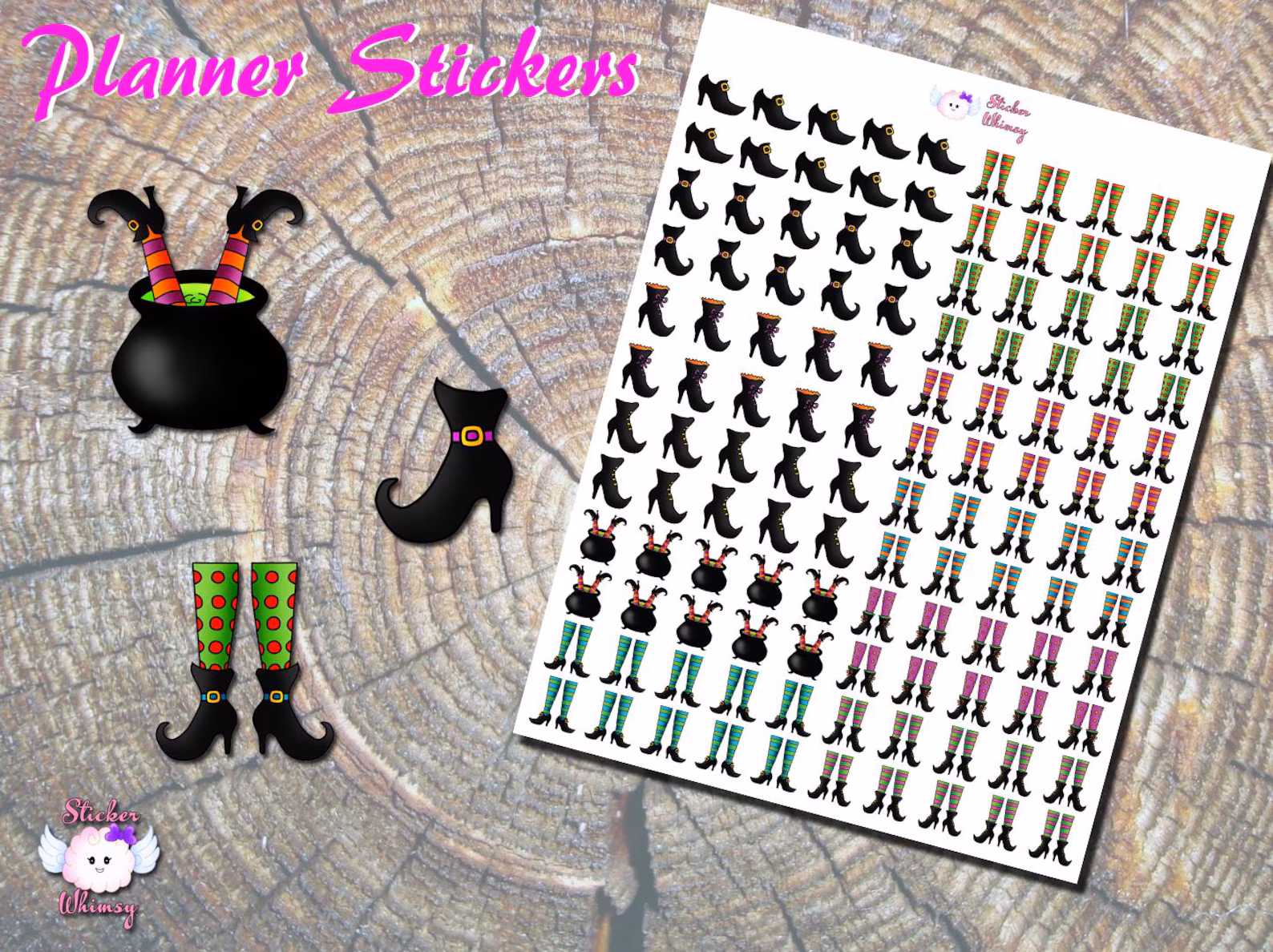 Witch Legs Planners Stickers