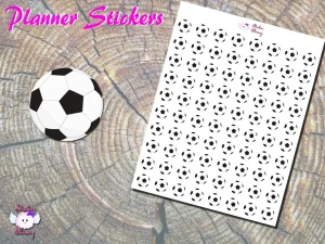 Soccer Ball Planner Stickers